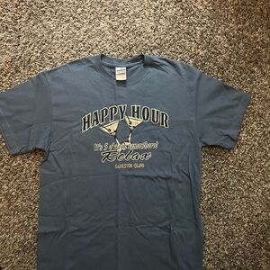 Gildan Happy Hour Graphic Tee - Gray